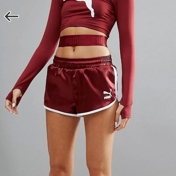 Puma Burgundy crop top - XS - Picture 7 of 13